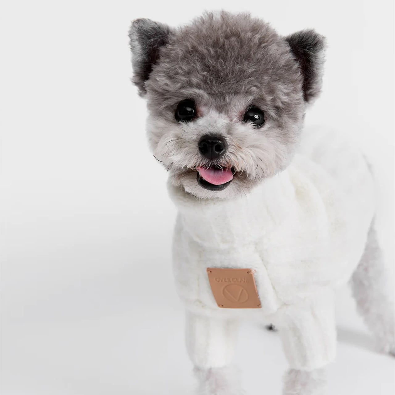 TURTLENECK THICK LINE SWEATER (White) / OVER GLAM