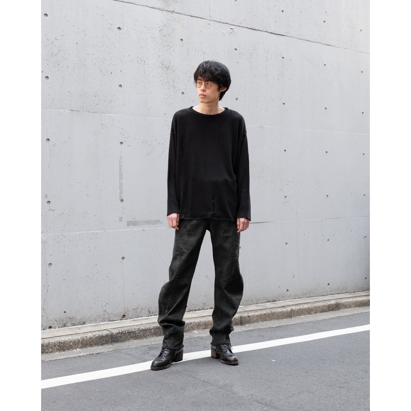 Professor.E ](プロフェッサーイー) 25SS-PE-TRL-05 E-CUT JEANS(COLD
