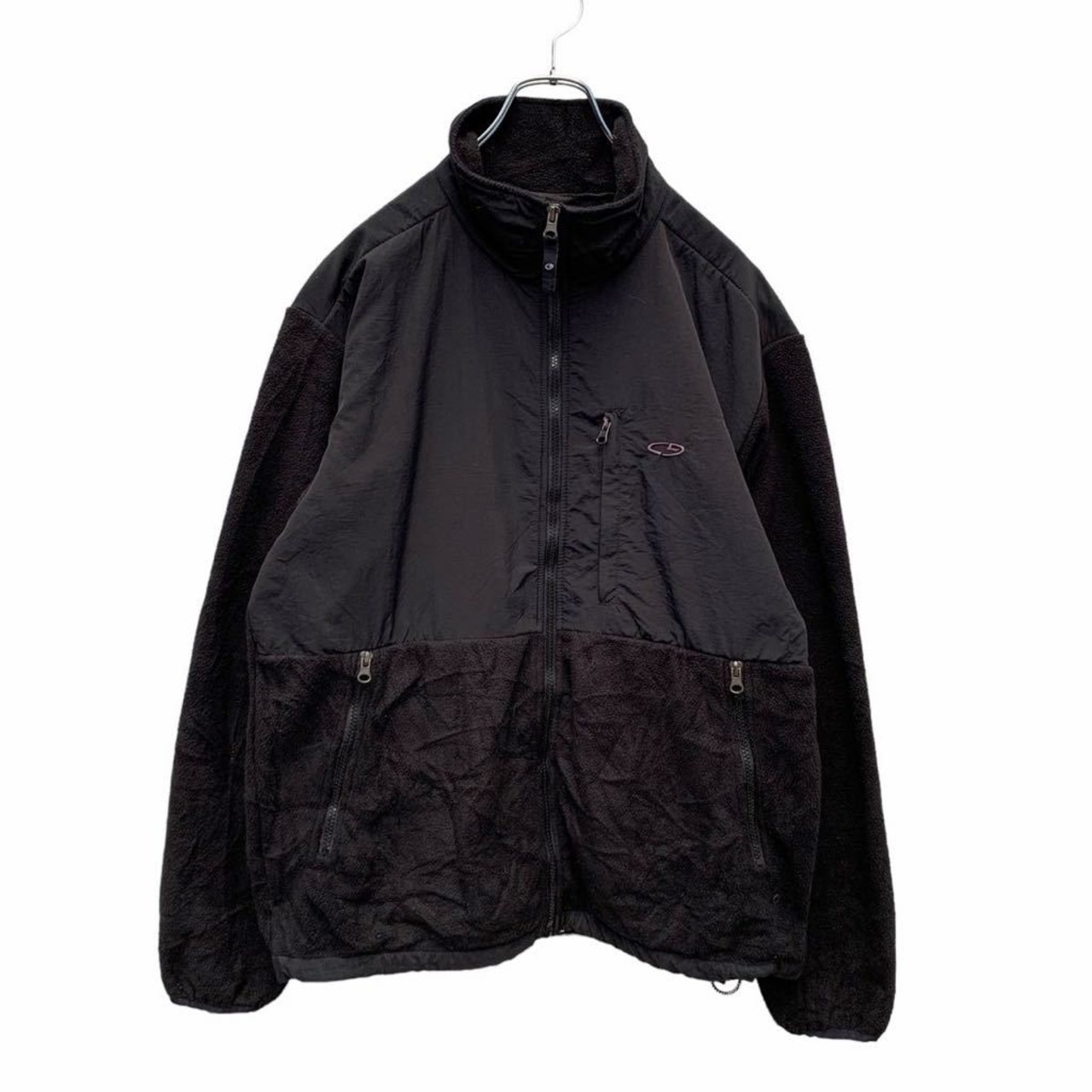 CG by Champion ジップアップ フリース ナイロン ジャケット M 