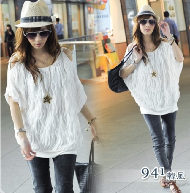 立体フリルドルマントップス