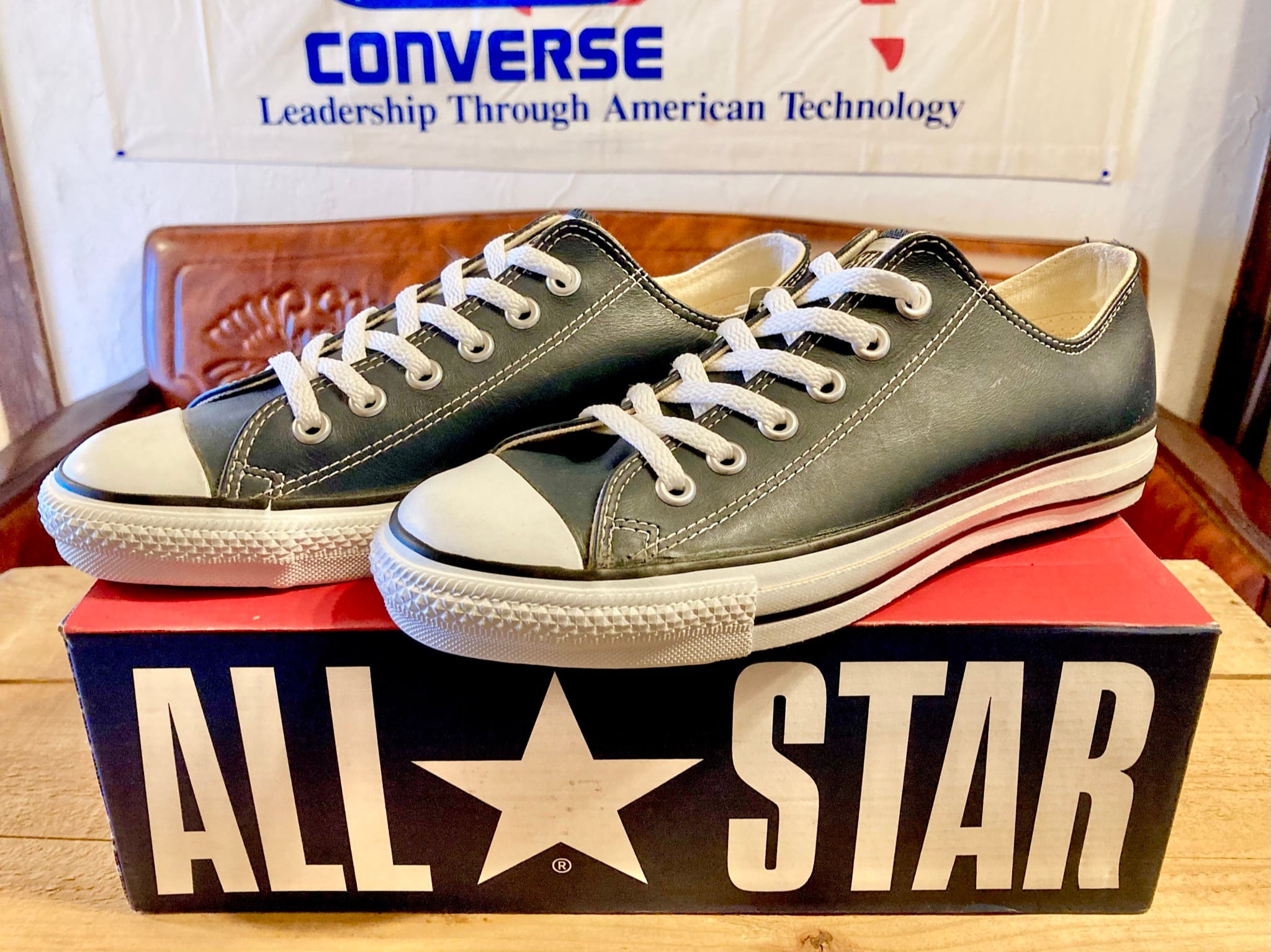 ￼￼90s converse all star コンバース　オールスター　レザー