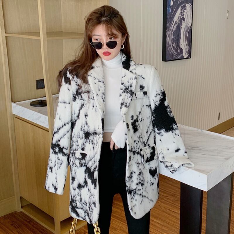 ジャケット レディースルーズカジュアルスプリング ストリート 春物 YY-ファッション76830609084