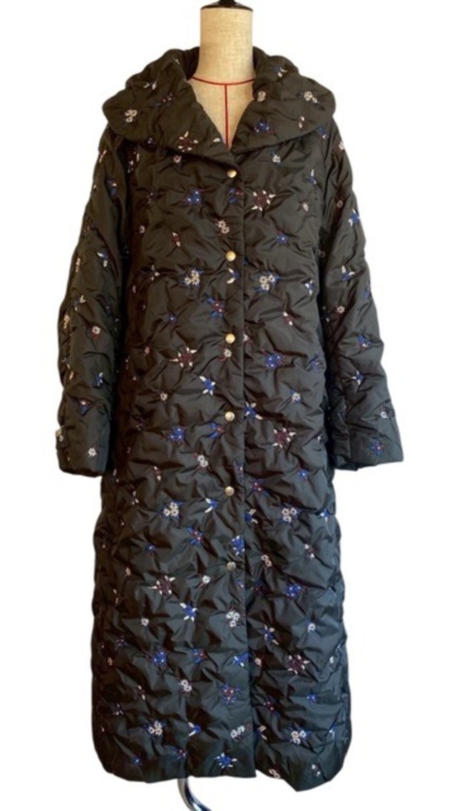 【26AW 先行予約】FUMIE TANAKA フミエタナカ / flower shirley long CO