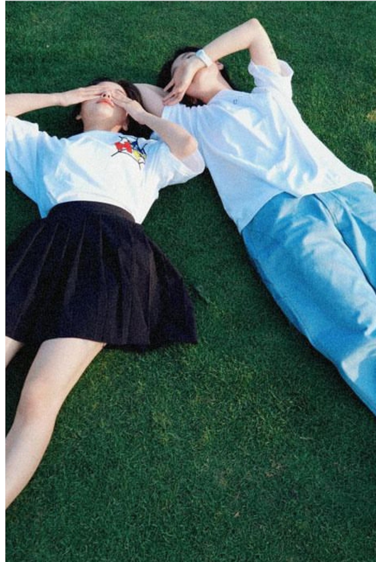 ICEBLUE DENIN PAINTER  PANTS    BLUE