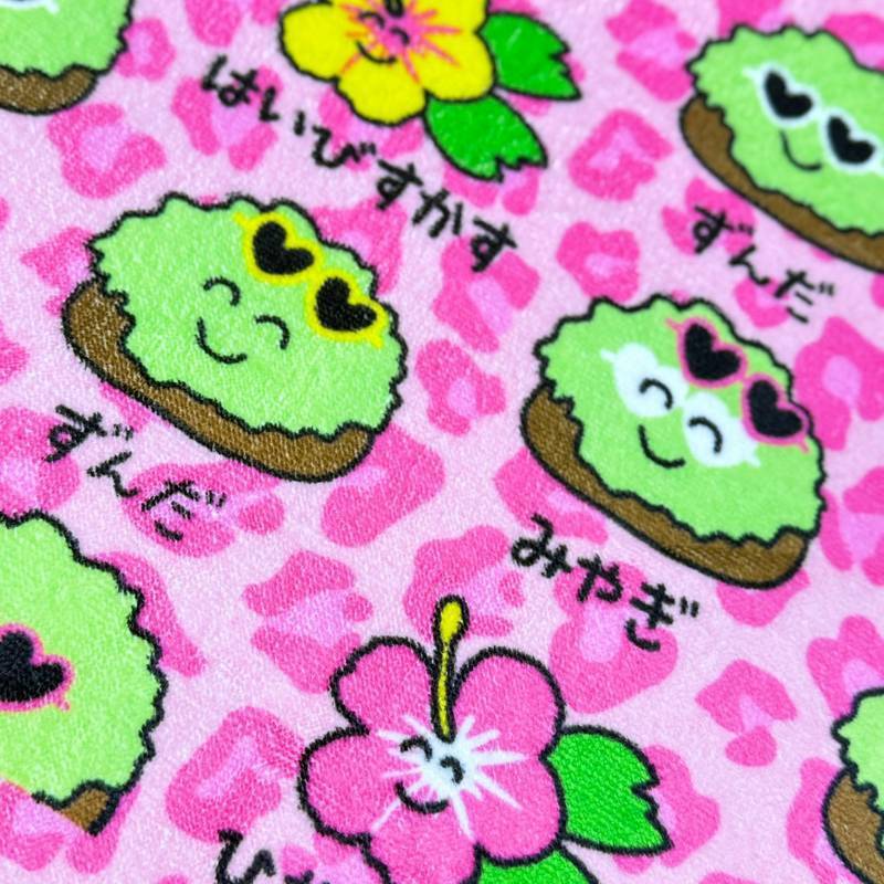 おえかきさん宮城 ひやけずんだ フェイスタオル | TORCH-Online Shop-