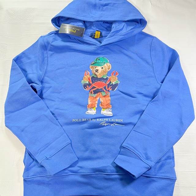 【140/160cm】大人もOK キッズ（男の子）ベア　フーディ