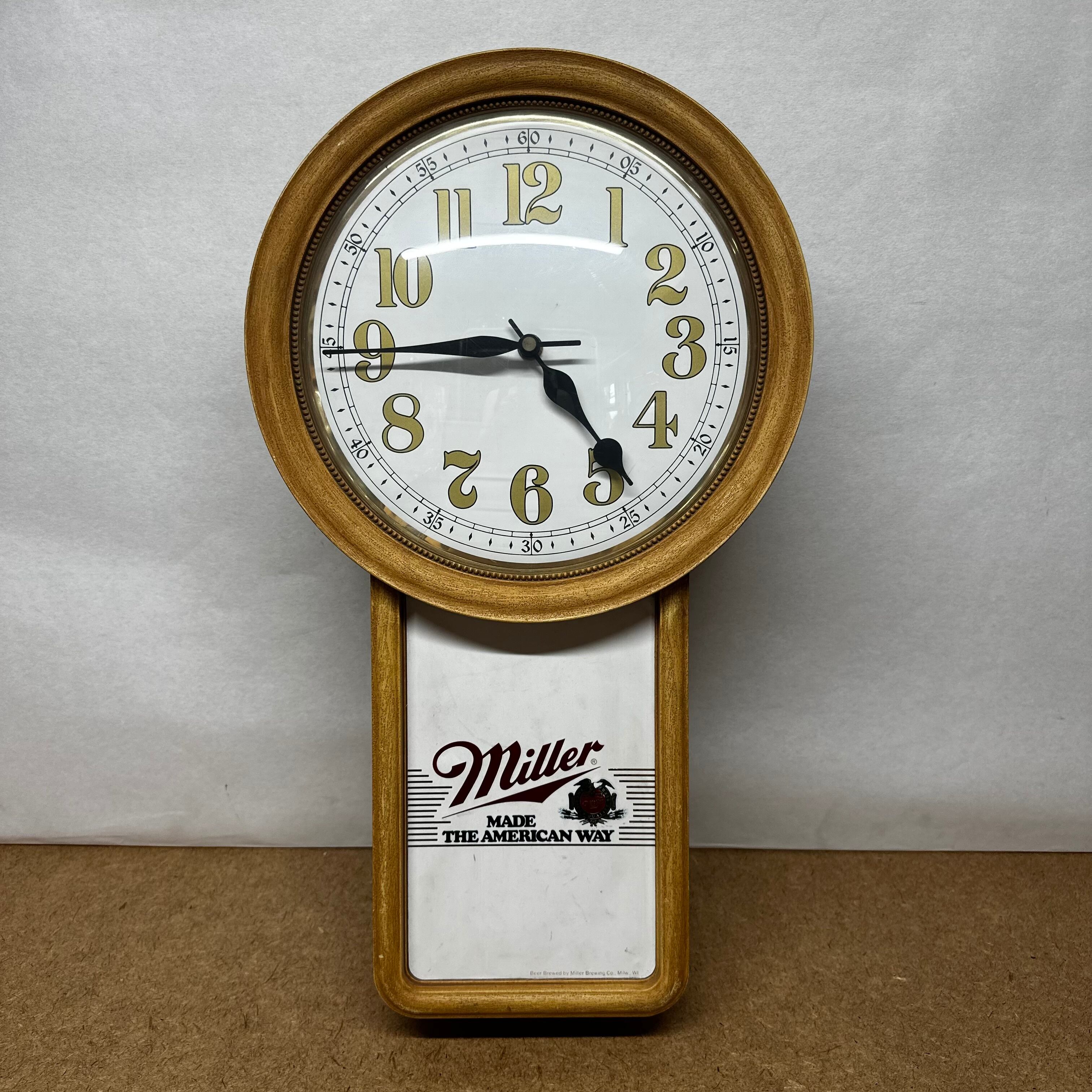 Miller High Life (ミラーハイライフ) ヴィンテージ ウォールクロック 壁掛け時計 アメリカン雑貨