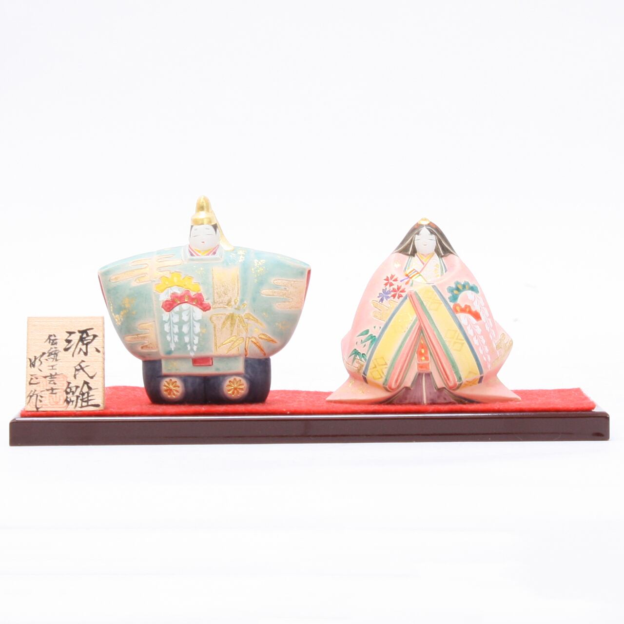 雛人形|ひな人形|初節句|コンパクト|おしゃれ|モダン|インテリア|プレミアム|こだわり|おすすめ|《商品名》博多人形 源氏雛〔商品コード〕34000-2004