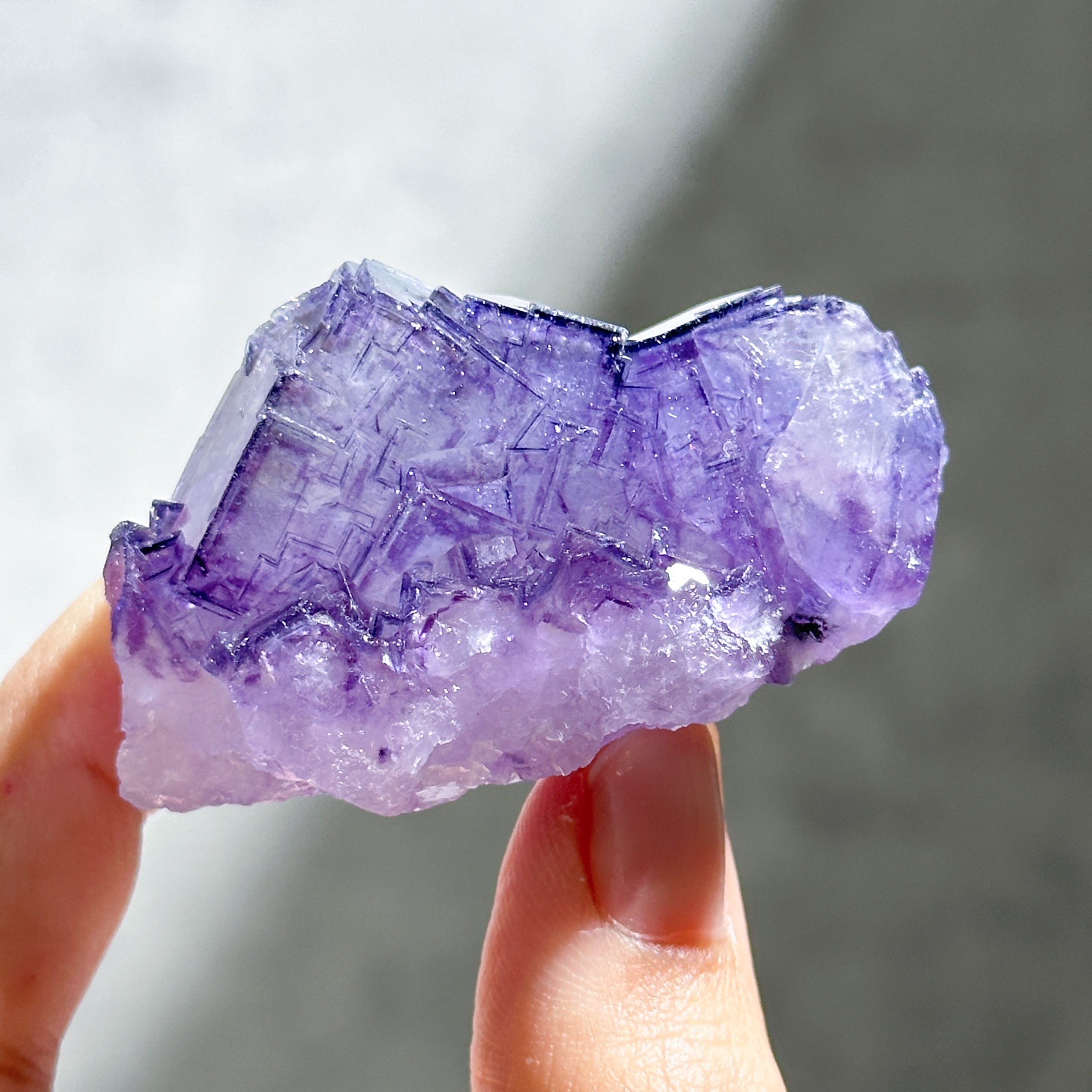蛍光◎ヤオガンシャン産フローライト 原石03◇ Fluorite From