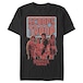 ストレンジャー・シングス Tシャツ Stranger Things Scoops Troop Character Pose Black