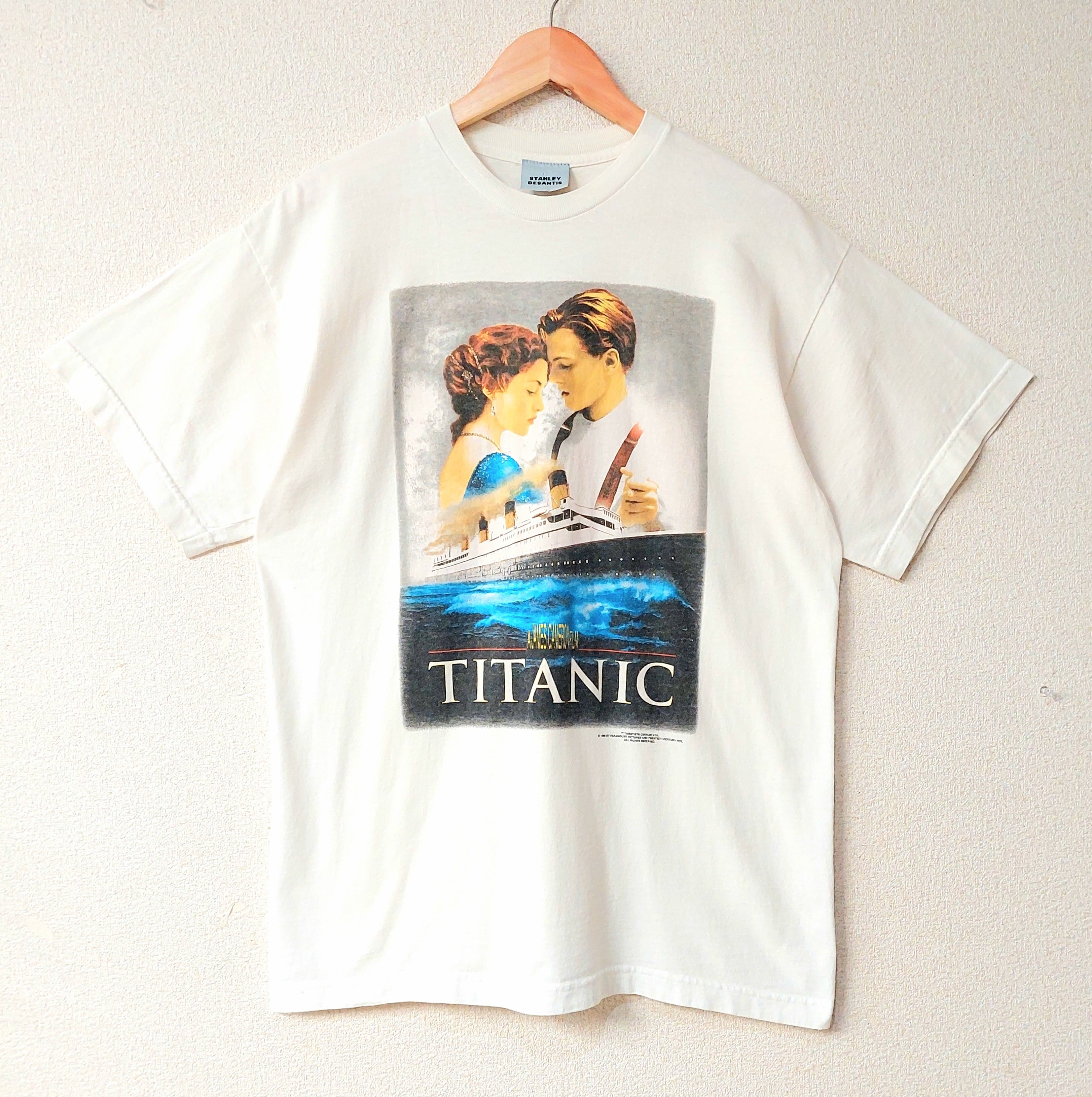 90's USA製 TITANIC Tシャツ STANLEY DESANTIS タグ Lサイズ | 古着屋 ...