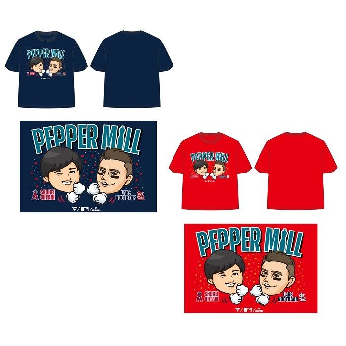 特別❗️今だけ❗️大谷翔平 &ヌートバー "ペッパーミル”Tシャツ