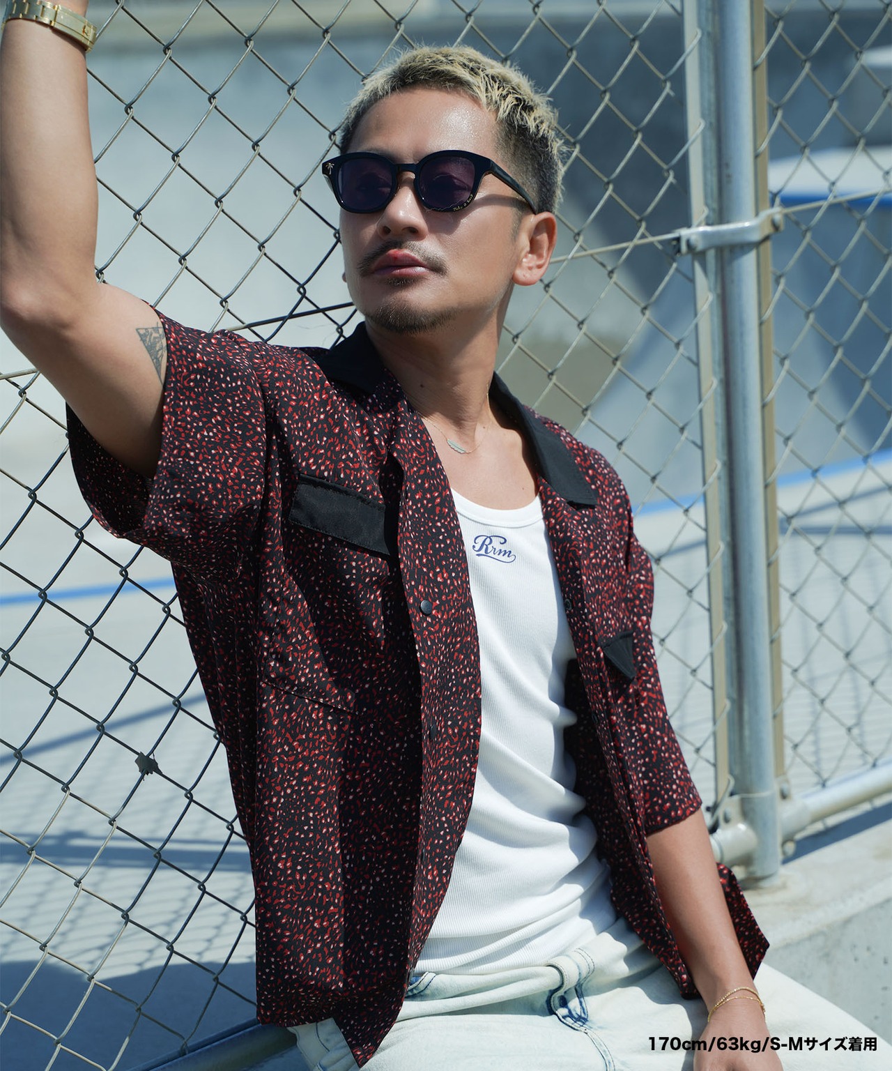 【#Re:room】LEOPARD PATTERN RAYON SHIRTS［RES098］