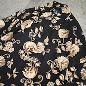 Liz sport flower pattern sheer shirt