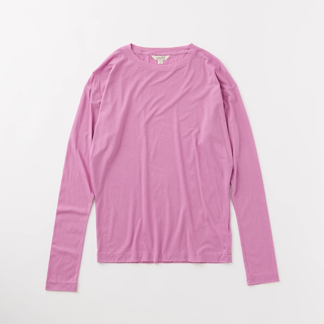 unfil(アンフィル) high twist cotton jersey long sleeve Tee