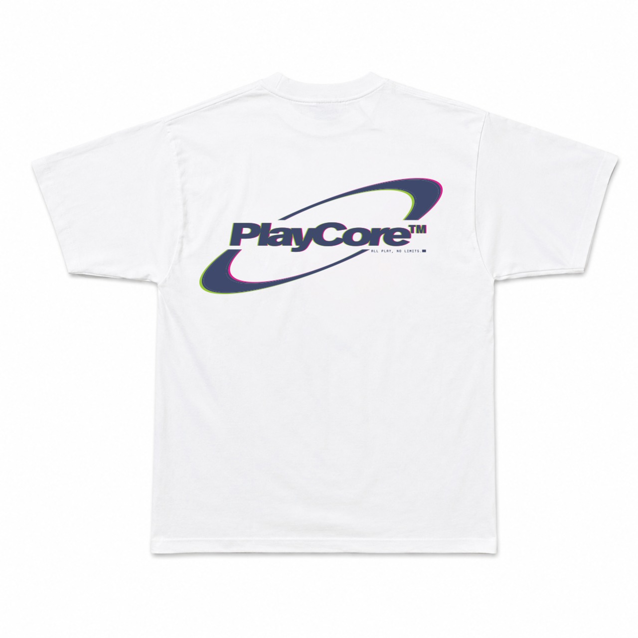 3D Oval Logo Tee / WHITE - 2
