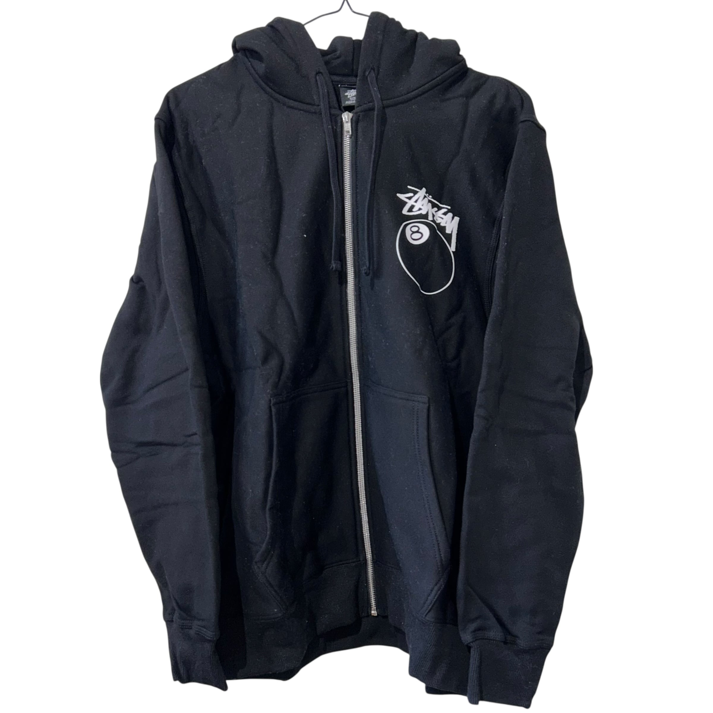STUSSY BORN X RAISED LOGO ZIP HOODIE 黒XL StüSsy X Born X Raised 