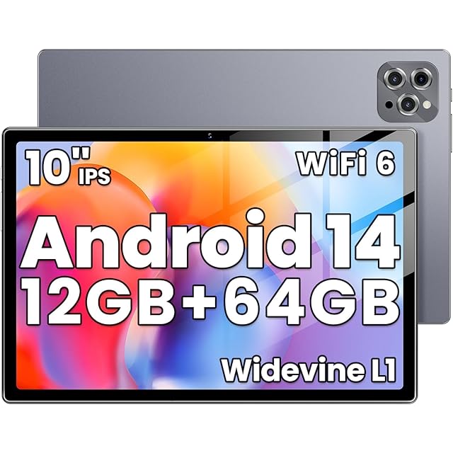 タブレット 10インチ wi-fiモデル 【14GB+128GB+1TB-TF拡張】 独自開発