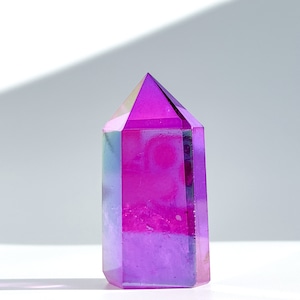 パープルオーラクォーツ ミニタワー25◇ Purple Aura Quartz ◇天然石・鉱物・パワーストーン