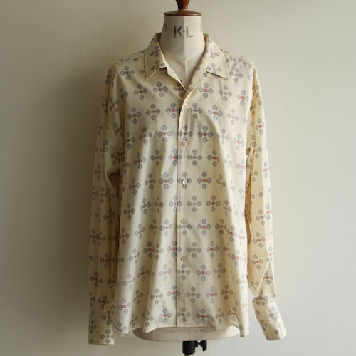 JUN MIKAMI 【 womens 】 print open collar shirts