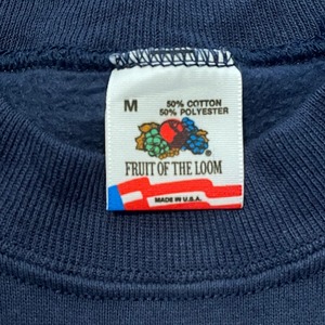 【FRUIT OF THE LOOM】80s 90s USA製 オールドスウェットNFL  Chicago Bears トレーナー プリント US古着