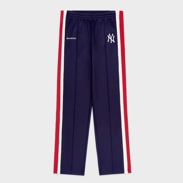 Sporty&Rich　Yankees Serif Track Pants　NAVY