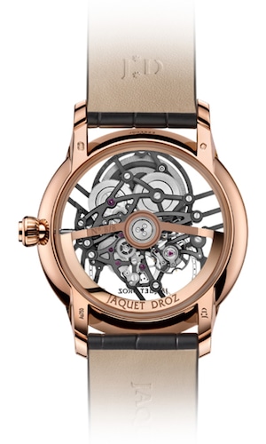 【JAQUET DROZ ジャケ・ドロー】GRANDE SECONDE SKELET-ONE RED GOLD　グラン・セコンド スケルトン（レッドゴールド）／国内正規品 腕時計