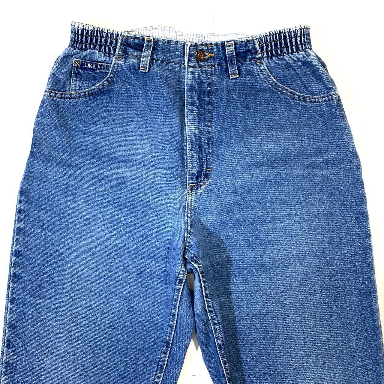 80年代 ビンテージ Lee リー テーパードデニムパンツ イージーパンツ