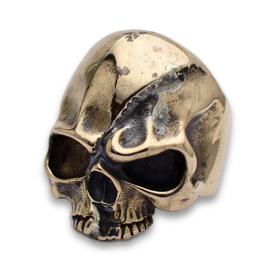 限定 スカルリング jp13号 一点もの 『ツーフェイスドスカルリング