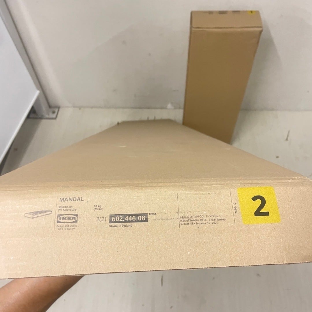 24922 【未開封品】シングルベッドフレーム IKEA MANDAL S 24922 【未開封品】シングルベッドフレーム IKEA MANDAL S