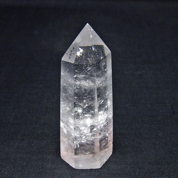 水晶 六角柱 ポイント 置物 一点物 142-10969