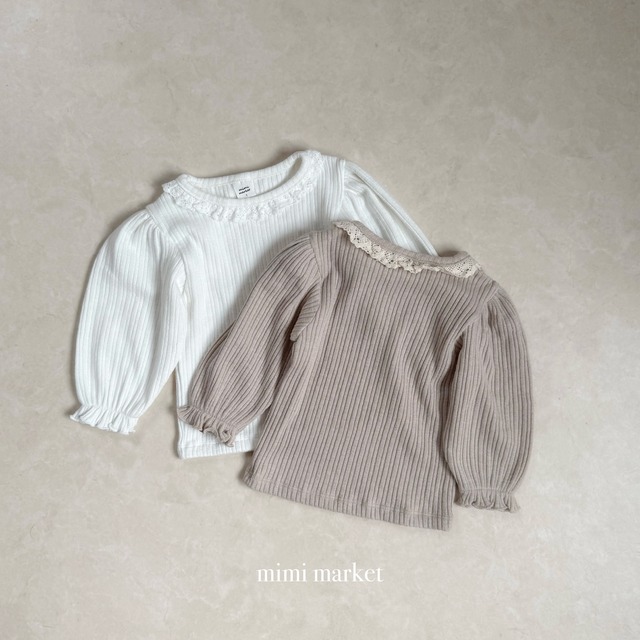 puff torsion tee【mimimarket】※9月中旬〜下旬発送予定