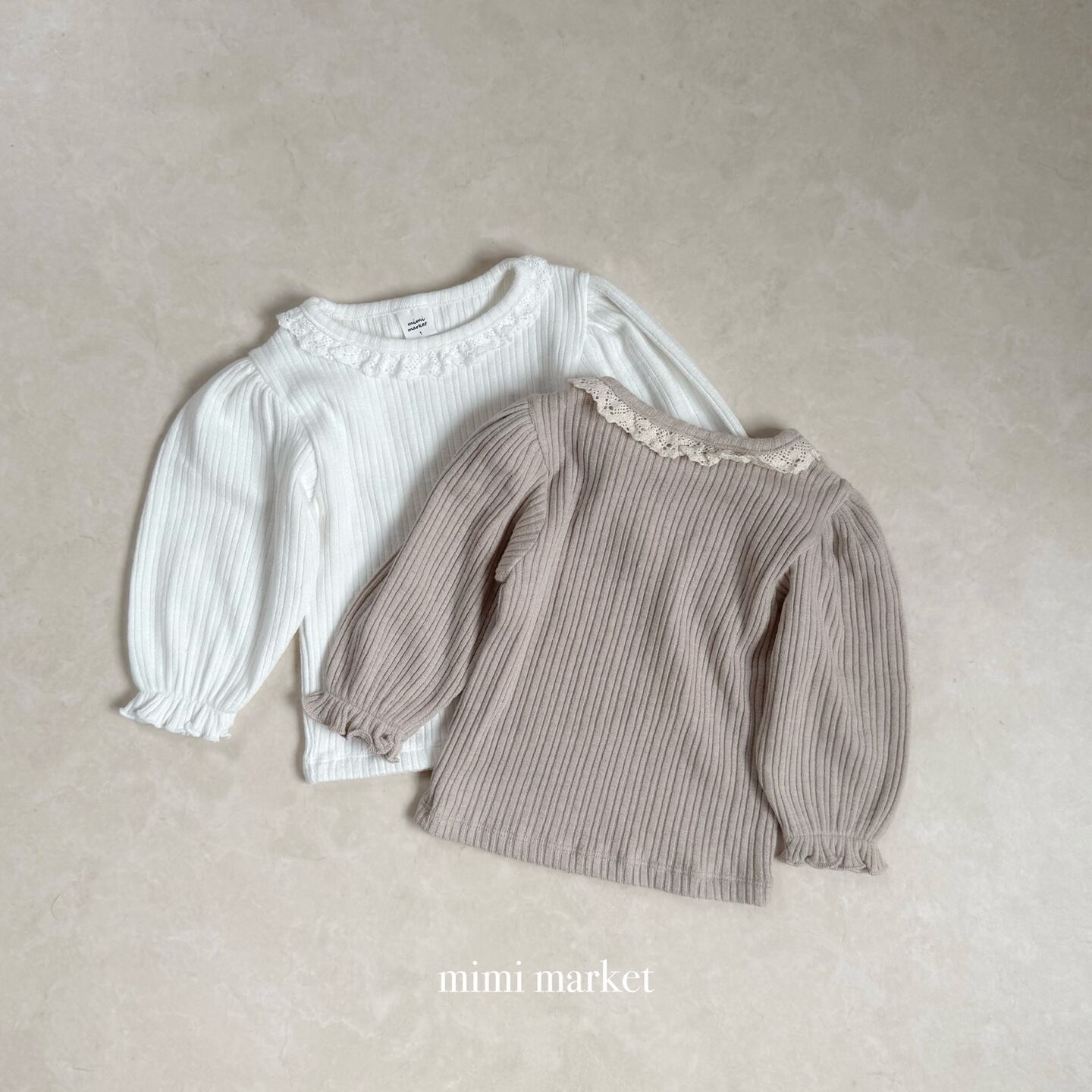 puff torsion tee【mimimarket】※9月中旬〜下旬発送予定