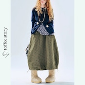 花をまとうネイビーフラワーカーディガン 《i0805》