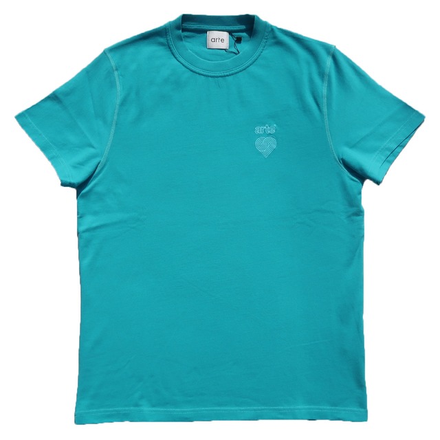 Arte Antwerp 23SS New Chest Arte Heart Logo T-shirt (Lake Blue)　＊LAST1