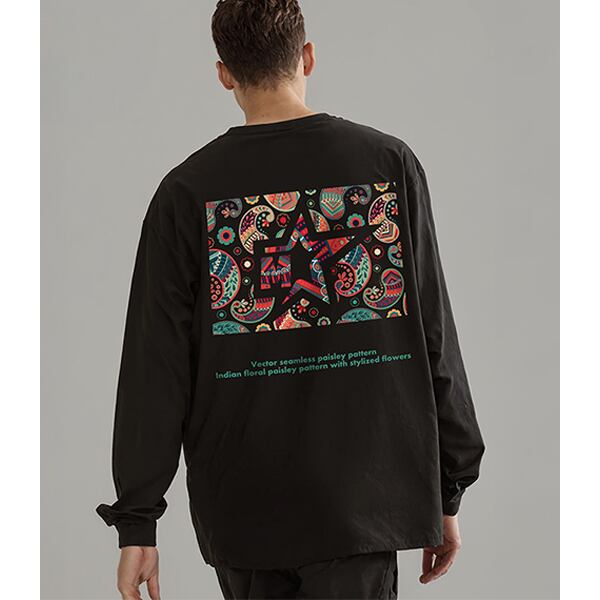 Back print design L/C Tee P164