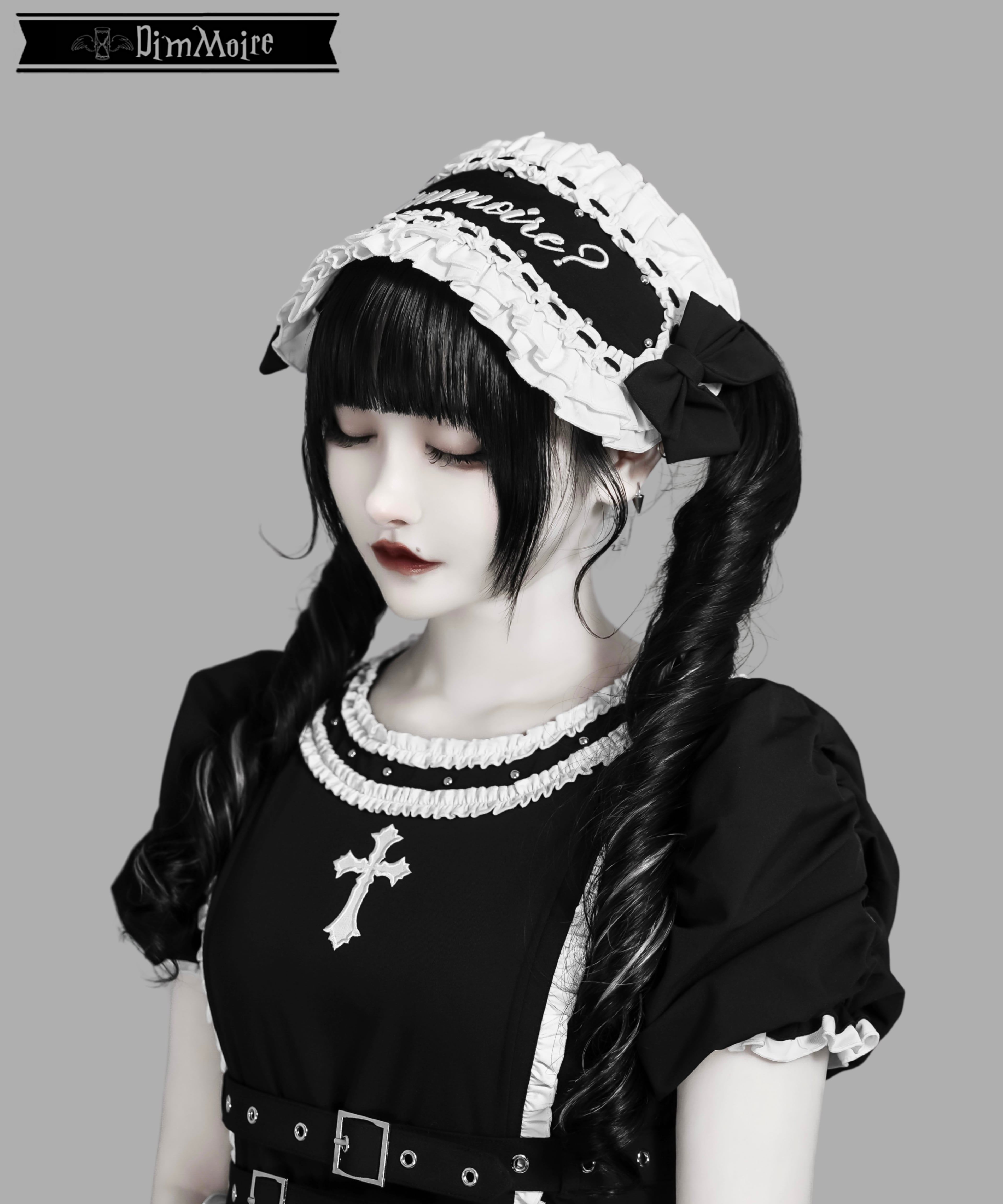 妄愛ホイップヘッドドレス【Black＆White】 | DimMoire