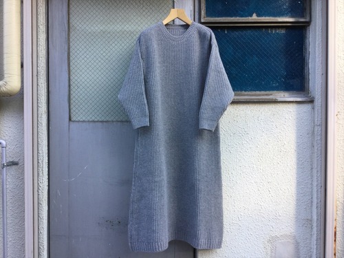 Women's AUGUSTE-PRESENTATION"ウール/カシミヤニットワンピースL/GRAY"