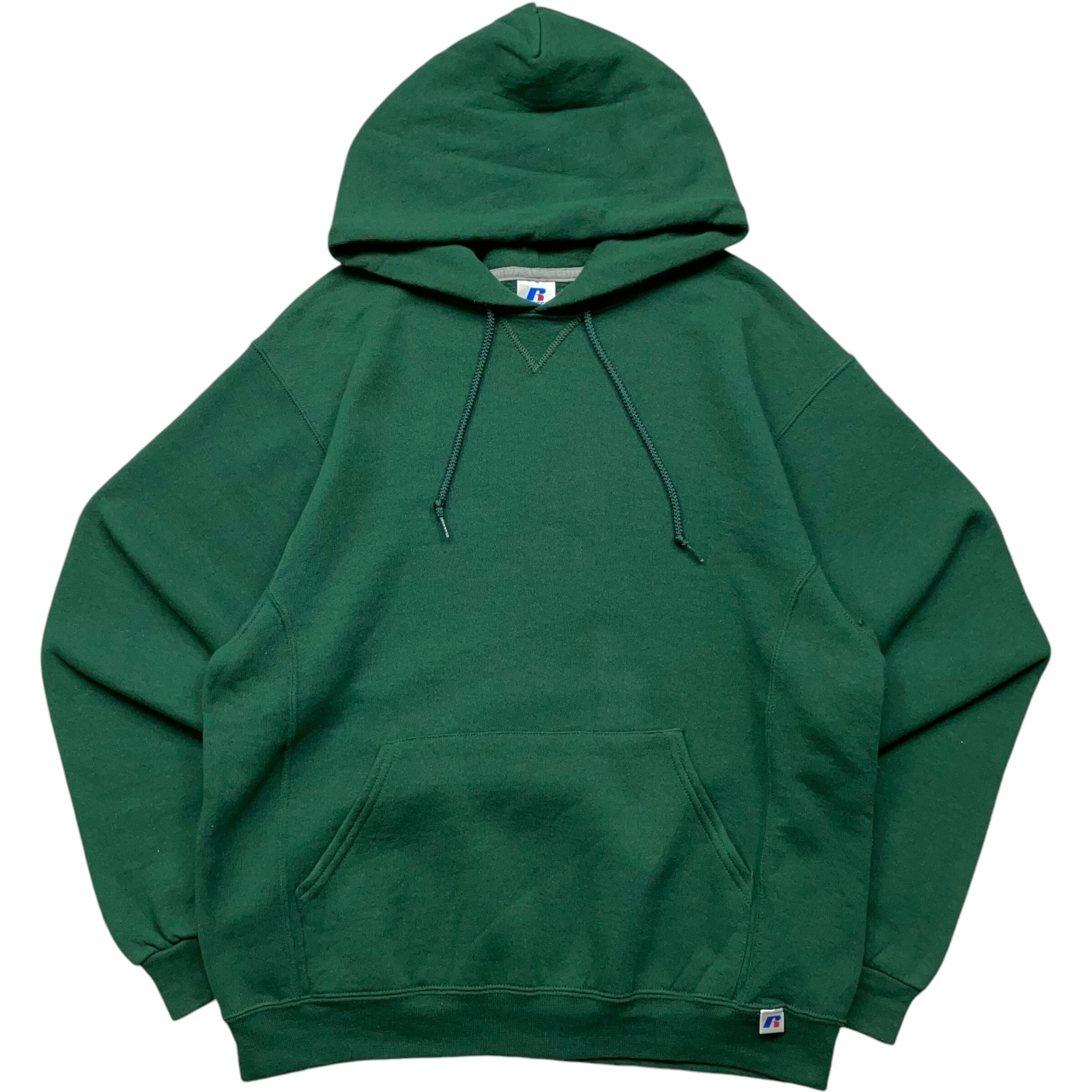 《M》 russell athletic ラッセルアスレチック スウェット パーカー グリーン no.4781