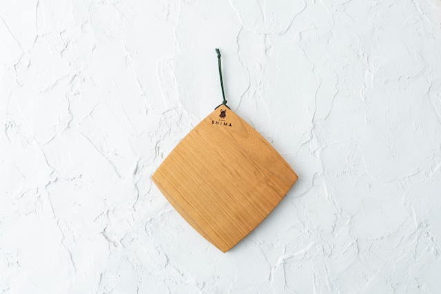 【再販決定】木の敷物　BIKITA Wood Life × à table SHIMA ダブルネーム（小）