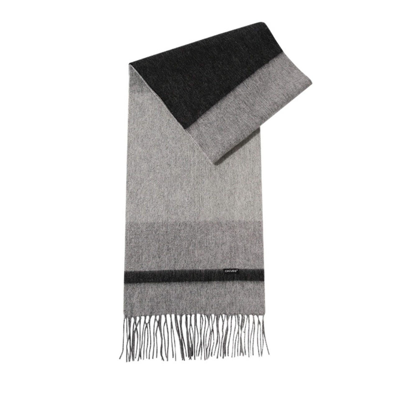 Border Fringe Scarf　TB2640・画像2