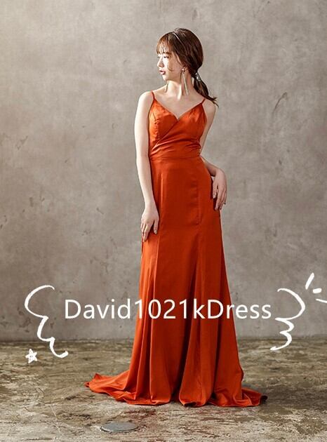 DRESSPRODUCTION バッククロス テラコッタ キャミソールドレス バッククロス テラコッタ キャミソールドレス