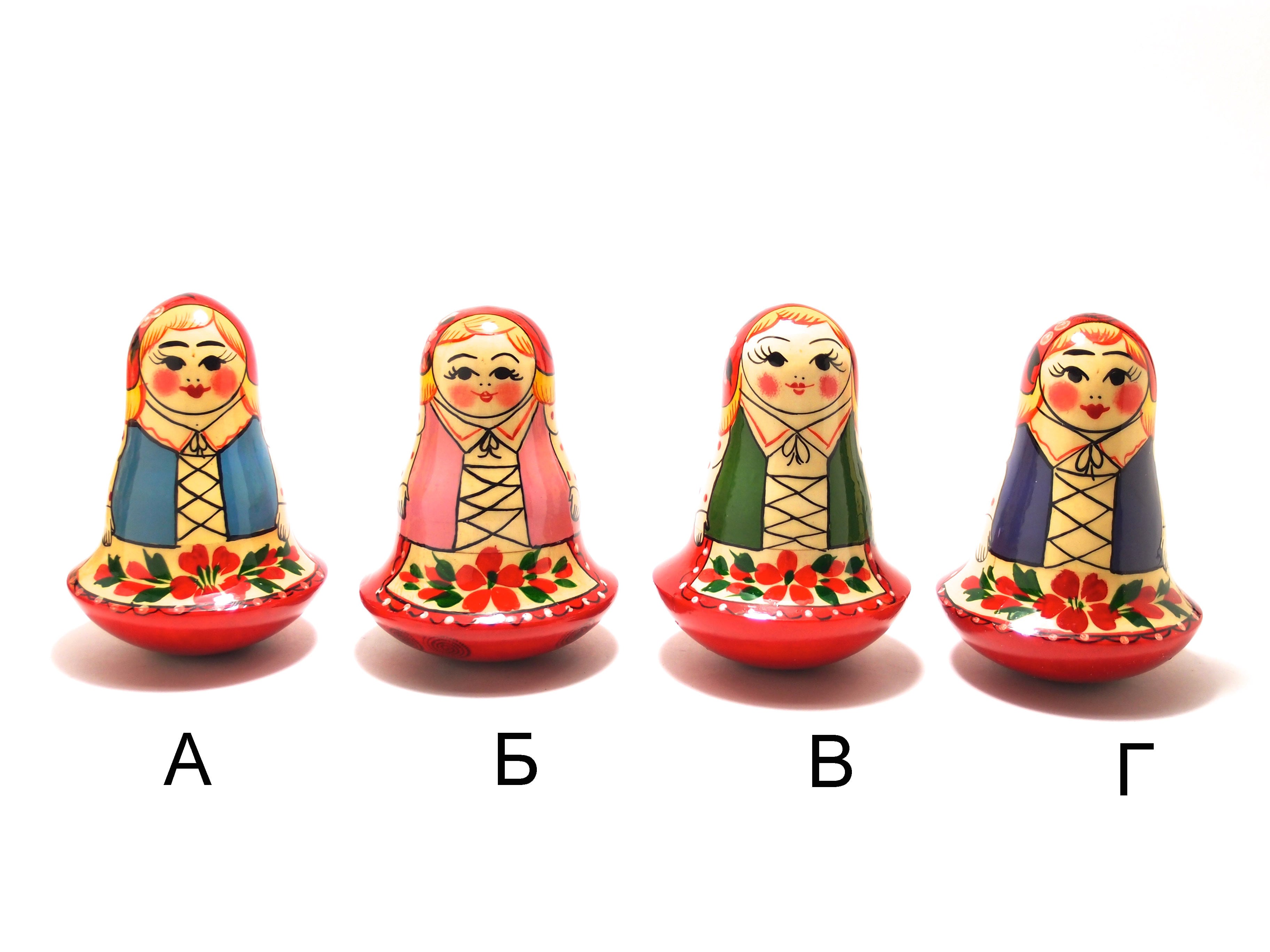 セミョーノフ産 マトリョーシカ おきあがりこぼし 「赤ずきん