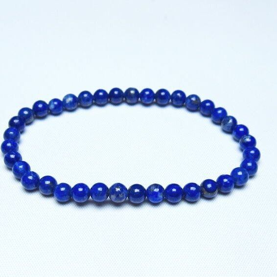 ラピスラズリ ブレスレット 5mm 一点物 メール便可 [M便 1/10] 111-48291