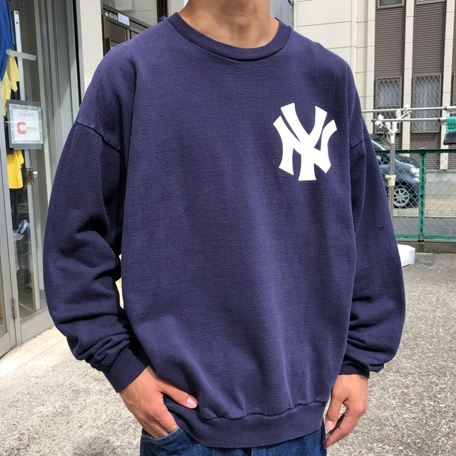 Mlb ニューヨーク ヤンキース スウェット 胸ロゴプリント 古着 古着屋 埼玉 ストリート オンライン 通販 古着屋buyer S Vintage Store Mlb ニューヨーク ヤンキース スウェット 胸ロゴプリント 古着 古着屋 埼玉 ストリート オンライン 通販 古着屋buyer S Vintage Store