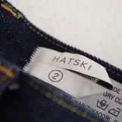 HATSKI　Wide Tapered Denim  One Wash  HTK-Denim03