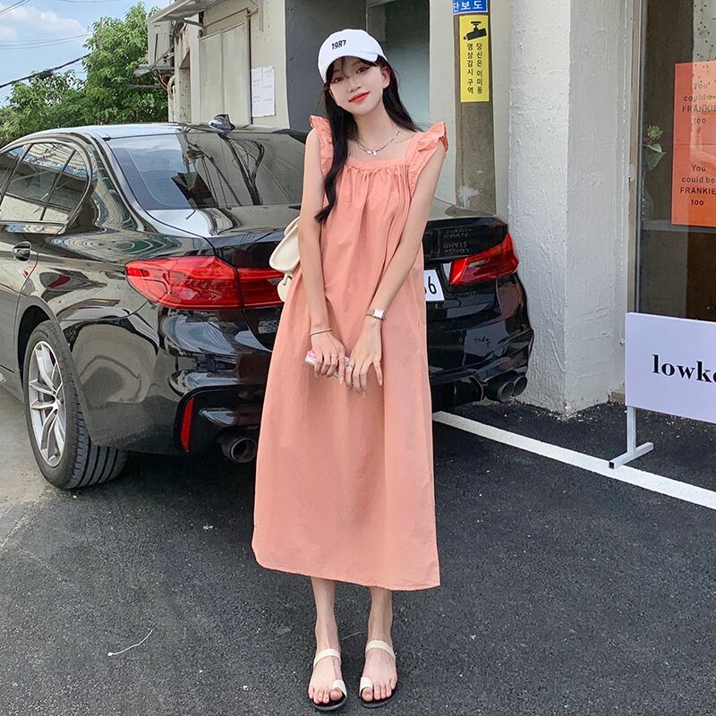 スカート ルーズ薄手カジュアルドレス サマー 大人ガーリー スウィート キュート 夏物 ピュア ドラファッションホール36793606738