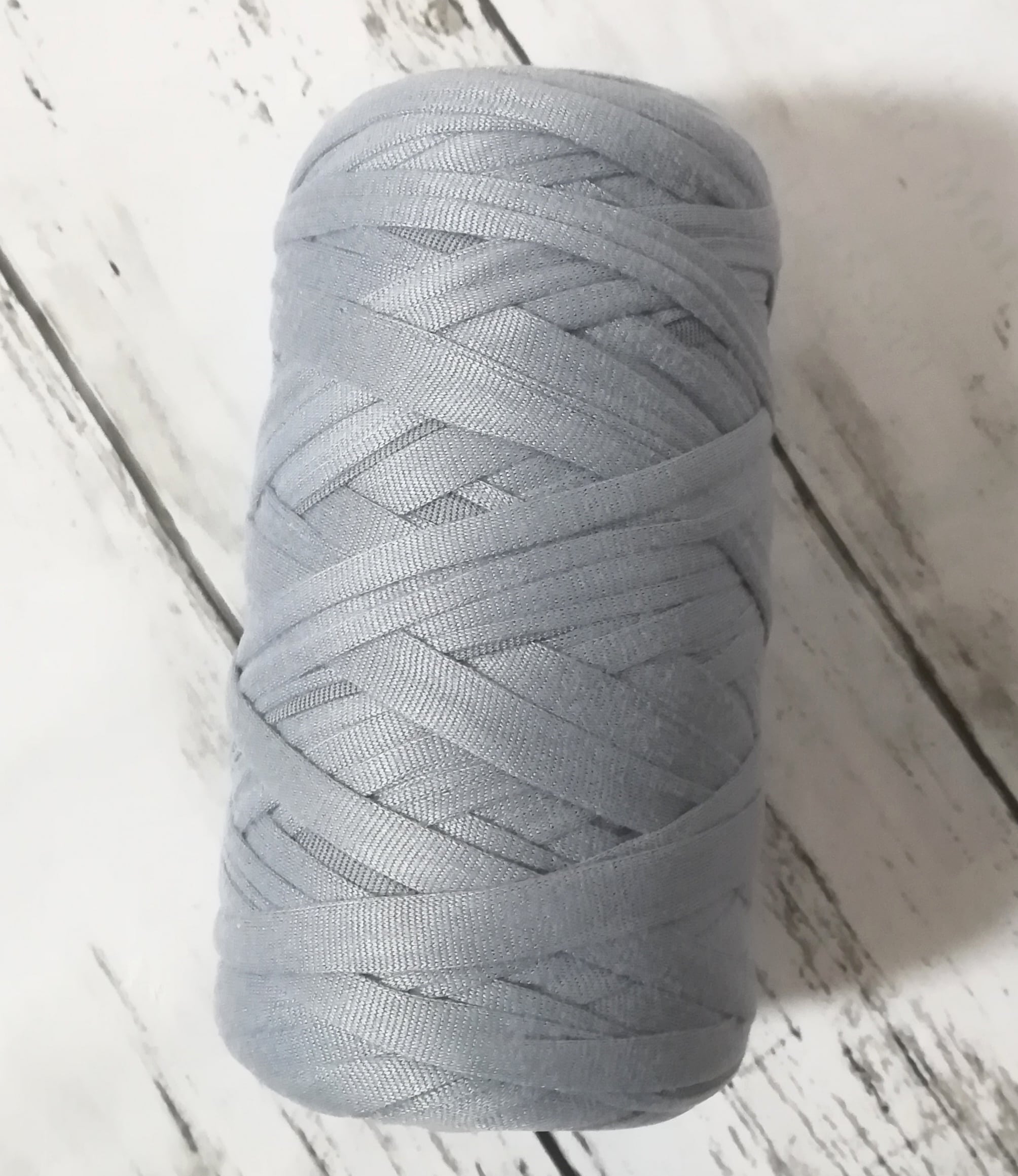 グレー 灰色 1玉 200g・50m Tシャツヤーン | T-SHIRT YARN MANIA ~T