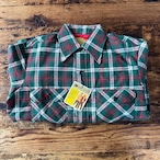 1980's DEADSTOCK Sears Work'N Leasure Quilt Lined Flannel Shirt M