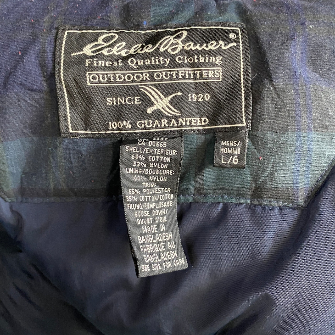 90年代〜00年代 Eddie Bauer エディーバウアー グースダウン 